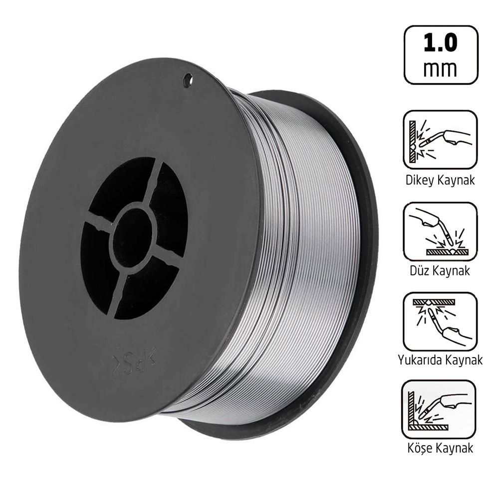 6294 Gazsız Gazaltı MIG Kaynak Teli 1.0 mm (1 Kg Makara)