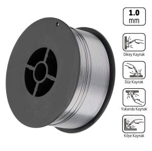6294 Gazsız Gazaltı MIG Kaynak Teli 1.0 mm (1 Kg Makara)