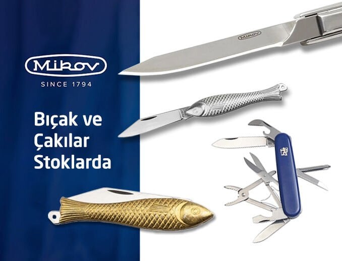 Geleneksel Çek Üretimi Mikov Çakı ve Bıçaklar.